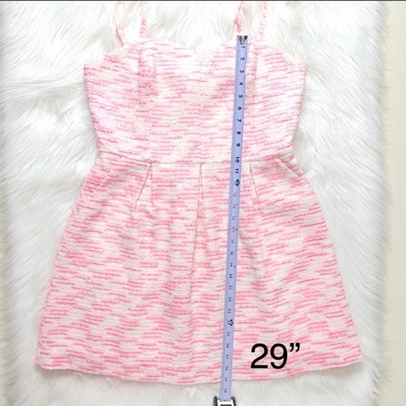 SOLD-Anthropologie Metallic Tweed Strapless Dress - Picture 9 of 9